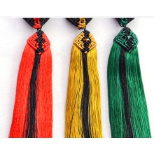 Manufacturer sale intricate 18cm nylon curtain tassel/car pendant